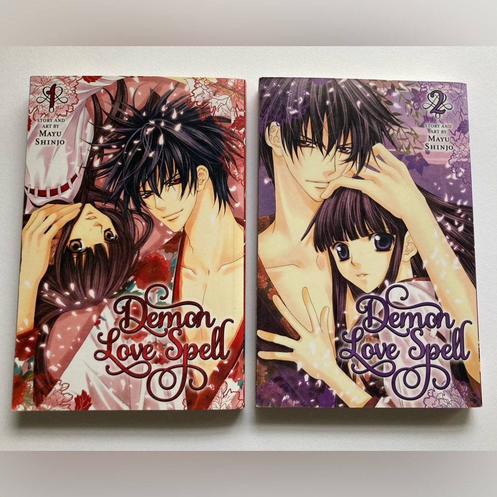 Demon Love Spell Manga Volumes 1-2, by Mayu Shinjo